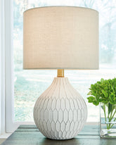 Best Deals Furniture - Ashley Furniture - Wardmont Table Lamp - Ceramic Table Lamp (1/CN) - L180094